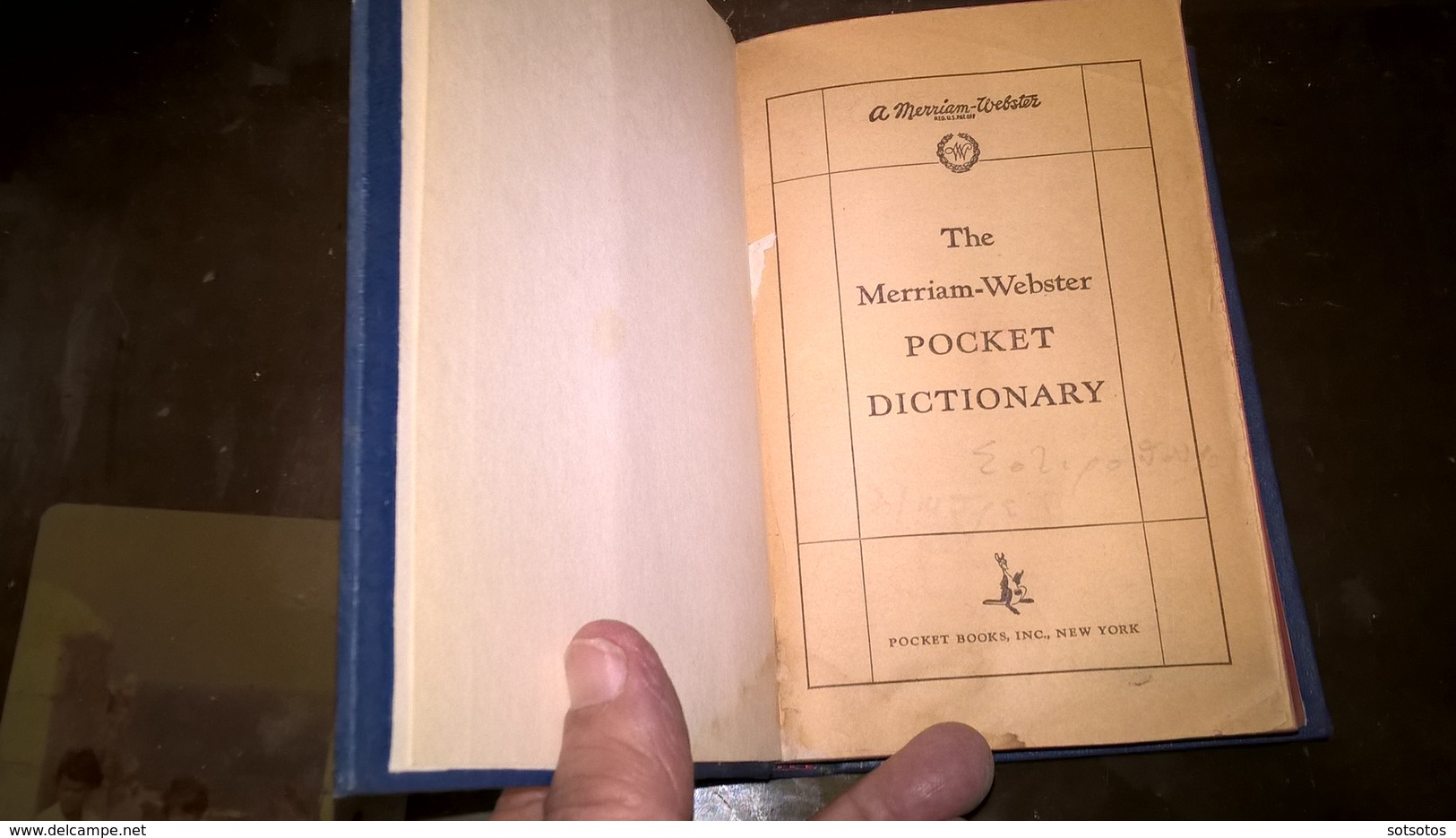 The Merriam-Webster POCKET DICTIONARY,  Pocket Books - New York (1951)  - 508 Pages - In Very Good Condition - Dictionaries, Thesauri