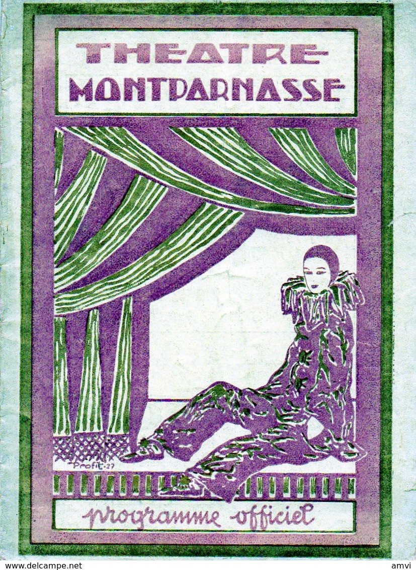 B001 - Programme Theatre Montparnasse - La Concierge Revient De Suite - Programmes