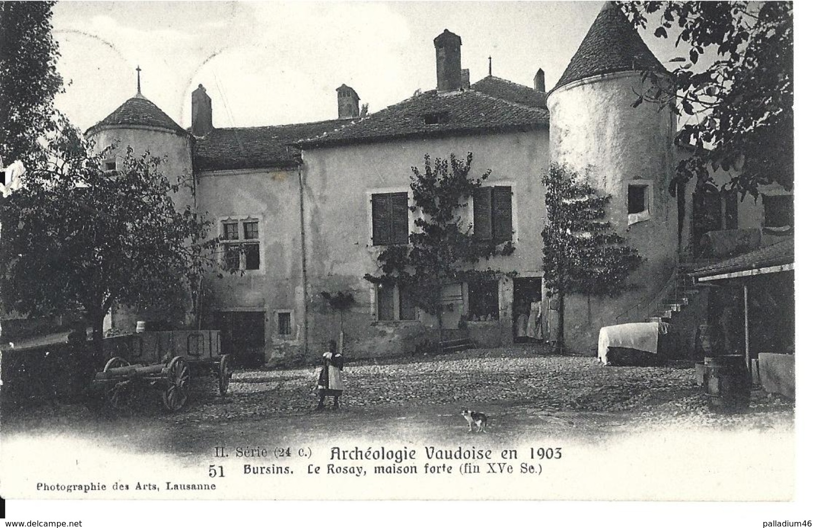 VAUD - BURSINS DISTRICT DE ROLLE - ARCHÉOLOGIE VAUDOISE EN 1903 - LE ROSAY - Photographie Des Arts, Lausanne No 51 - Bursins