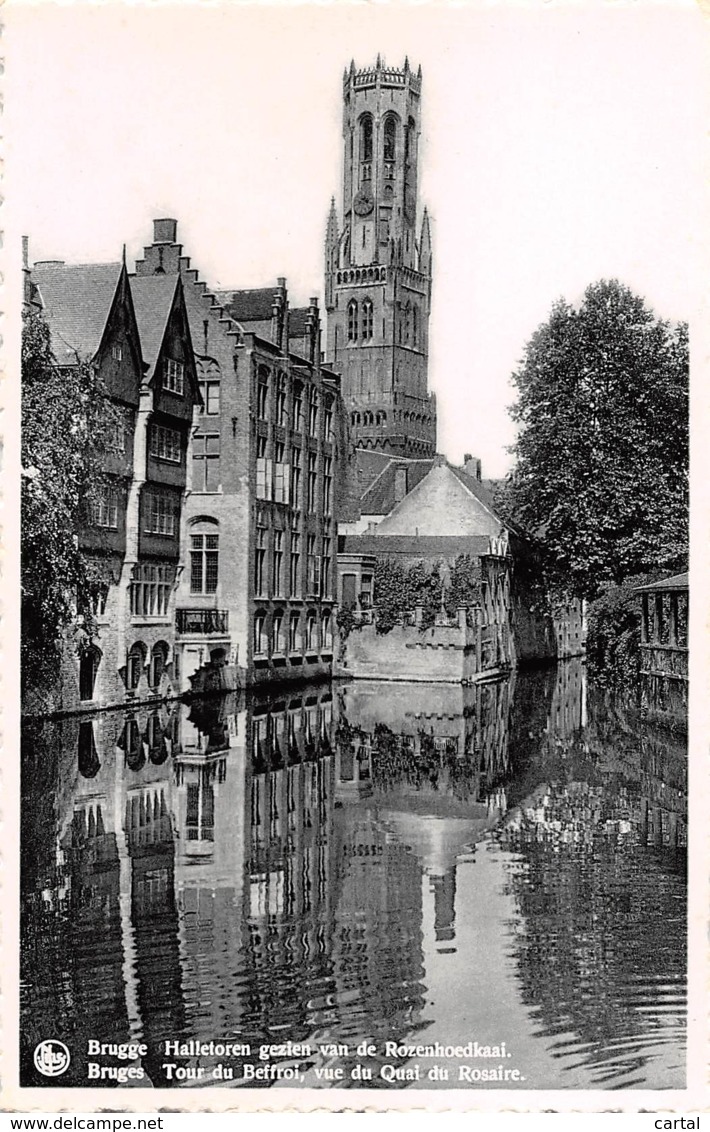 BRUGGE - Halletoren Gezien Van De Rozenhoedkaai - Brugge