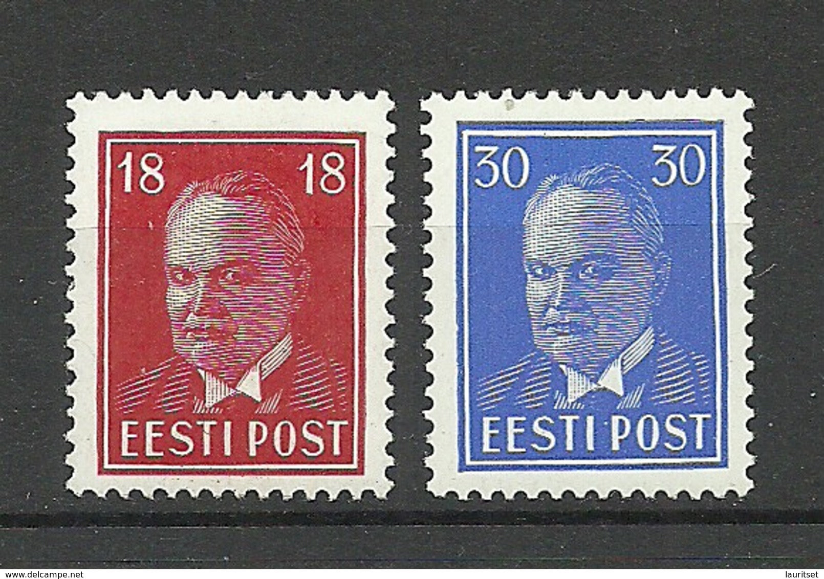 Estland Estonia 1939 Michel 146 - 147 * - Estonia