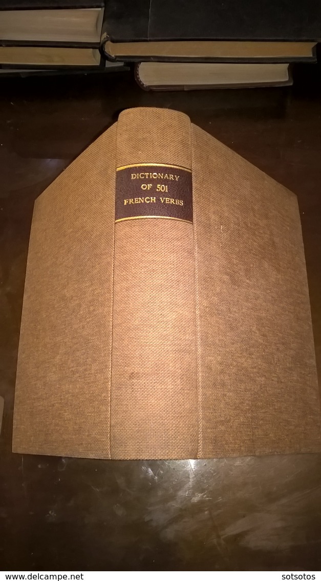 DICTIONARY Of 501 FRENCH VERBS. Fully Conjugated In All The Tenses: By Chr. KENDRIS - New York (1970) - 528 Pages - Dizionari, Thesaurus