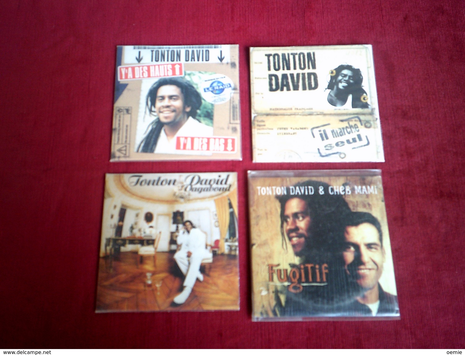 TONTON  DAVID  ° LOT DE 4   SINGLE DE COLLECTION - Rap & Hip Hop