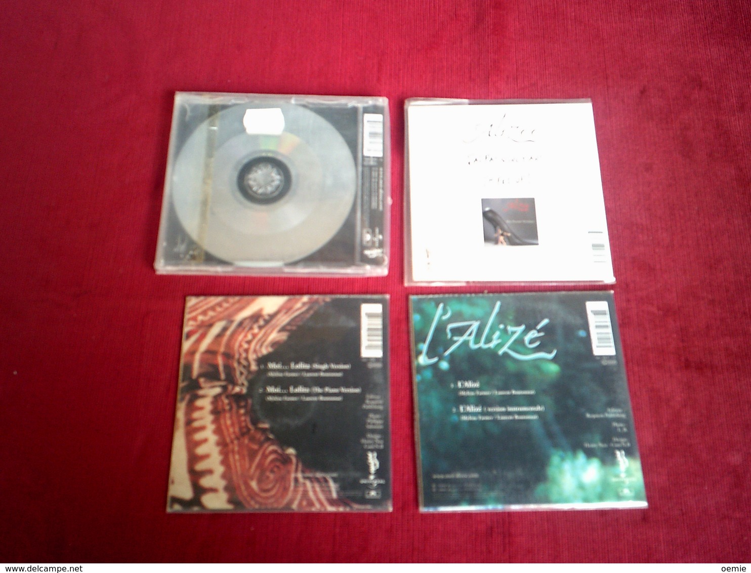 ALIZEE  °  J'AI PAS VINGT ANS  MAXI SINGLE  REMIXES  + 3 CD SINGLES - Complete Collections