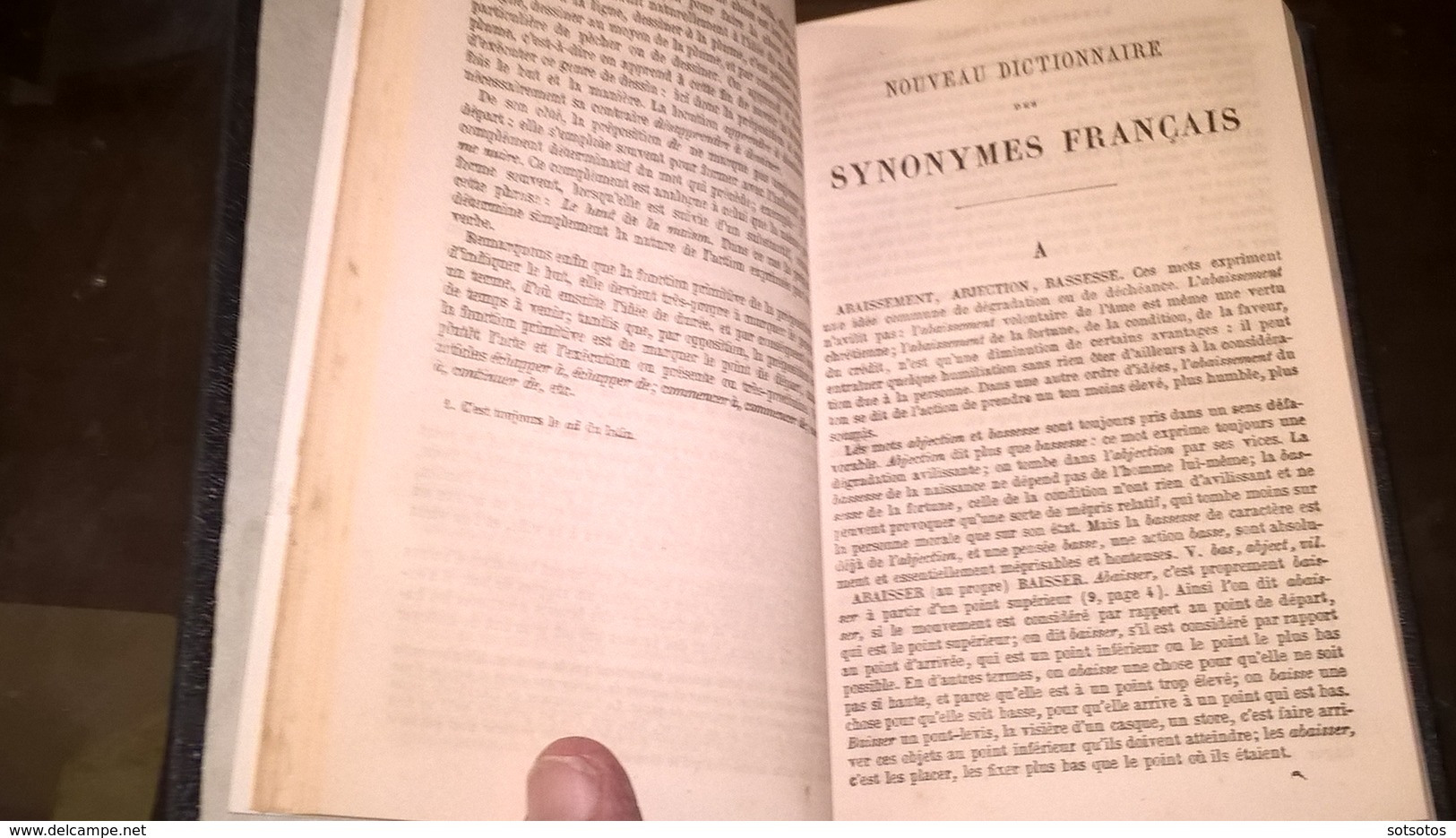 NOUVEAU DICTIONNAIRE DES SYNONYMES FRANCAIS Par A.-L. SARDOU - Paris LIBRAIRIE DELGRAVE 1887 Avec 580 Pgs, En Très Bon é - Wörterbücher