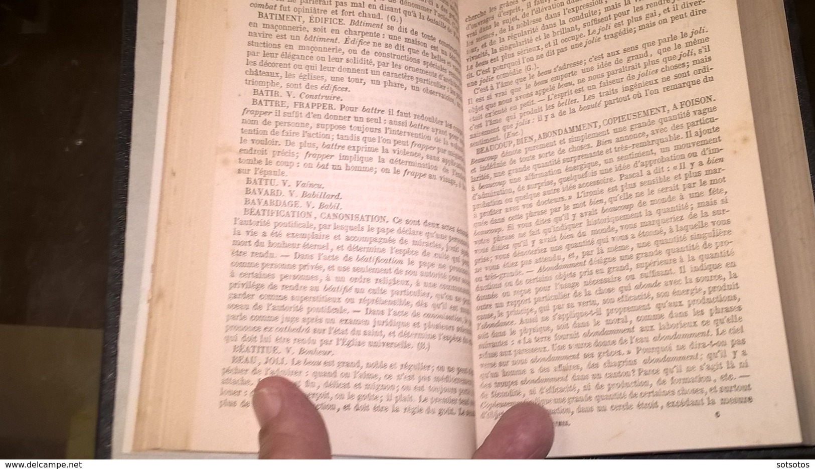 NOUVEAU DICTIONNAIRE DES SYNONYMES FRANCAIS par A.-L. SARDOU - Paris LIBRAIRIE DELGRAVE 1887 avec 580 pgs, en très bon é