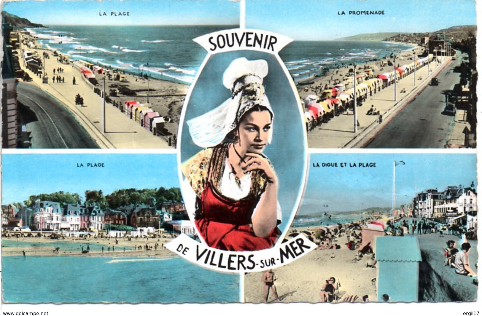 14640 Souvenir De VILLERS SUR MER - Réal-photo - Normande En Coiffe - CPSM 9x14 - Villers Sur Mer