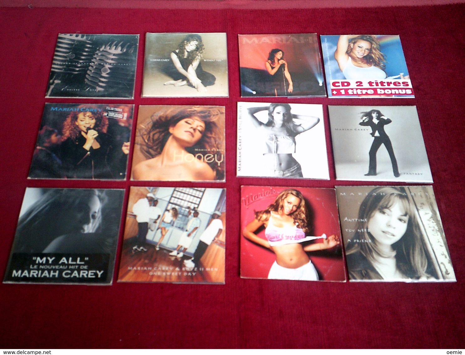 MARIAH   CAREY  °° COLLECTION DE 12  CD SINGLE 2 TITRES - Complete Collections