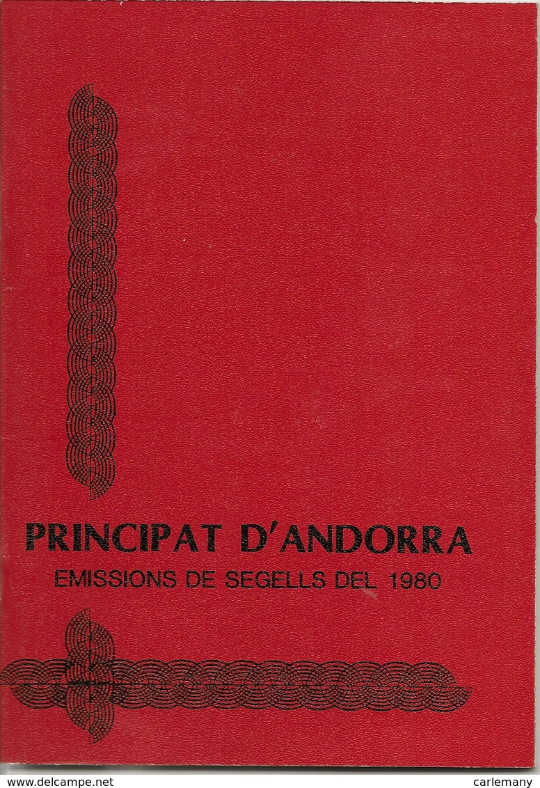 ANDORRE ANDORRA 1980 COMPLETA Y ESP + Y FR - Cartas & Documentos