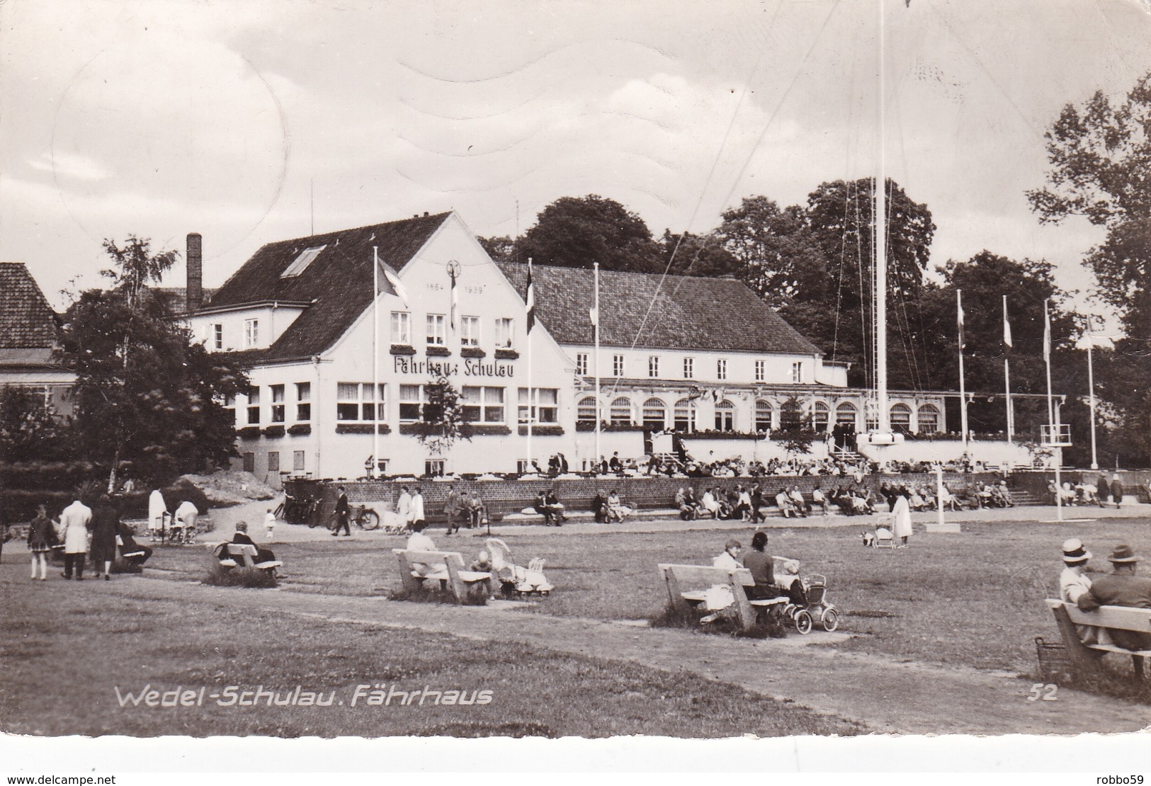 Germany Wedel Schulau Farhaus Postcard Postmark 1967 Hamburg Used Good Condition - To Identify