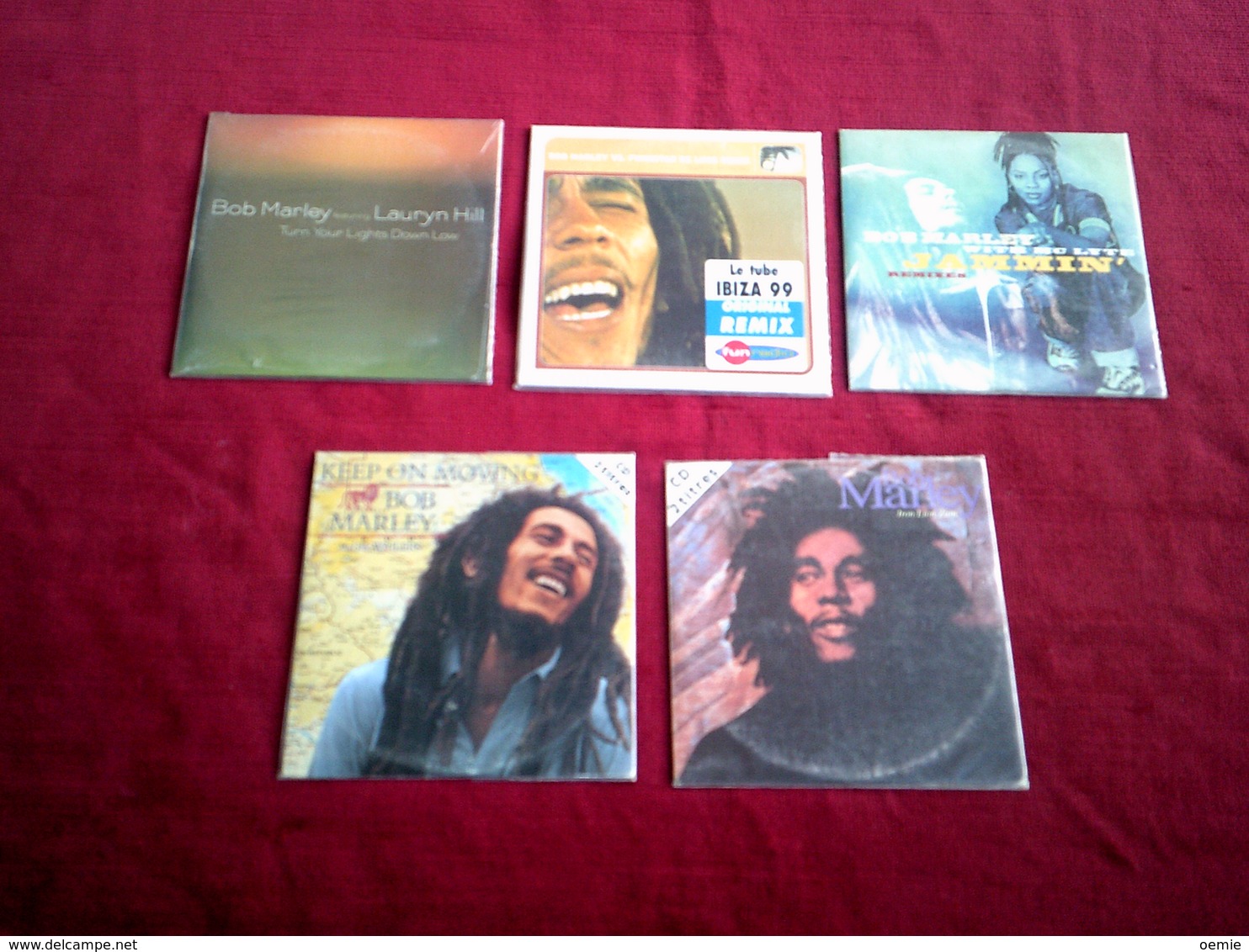BOB  MARLEY   COLLECTION DE 5  CD SINGLE   COLLECTION - Collections Complètes