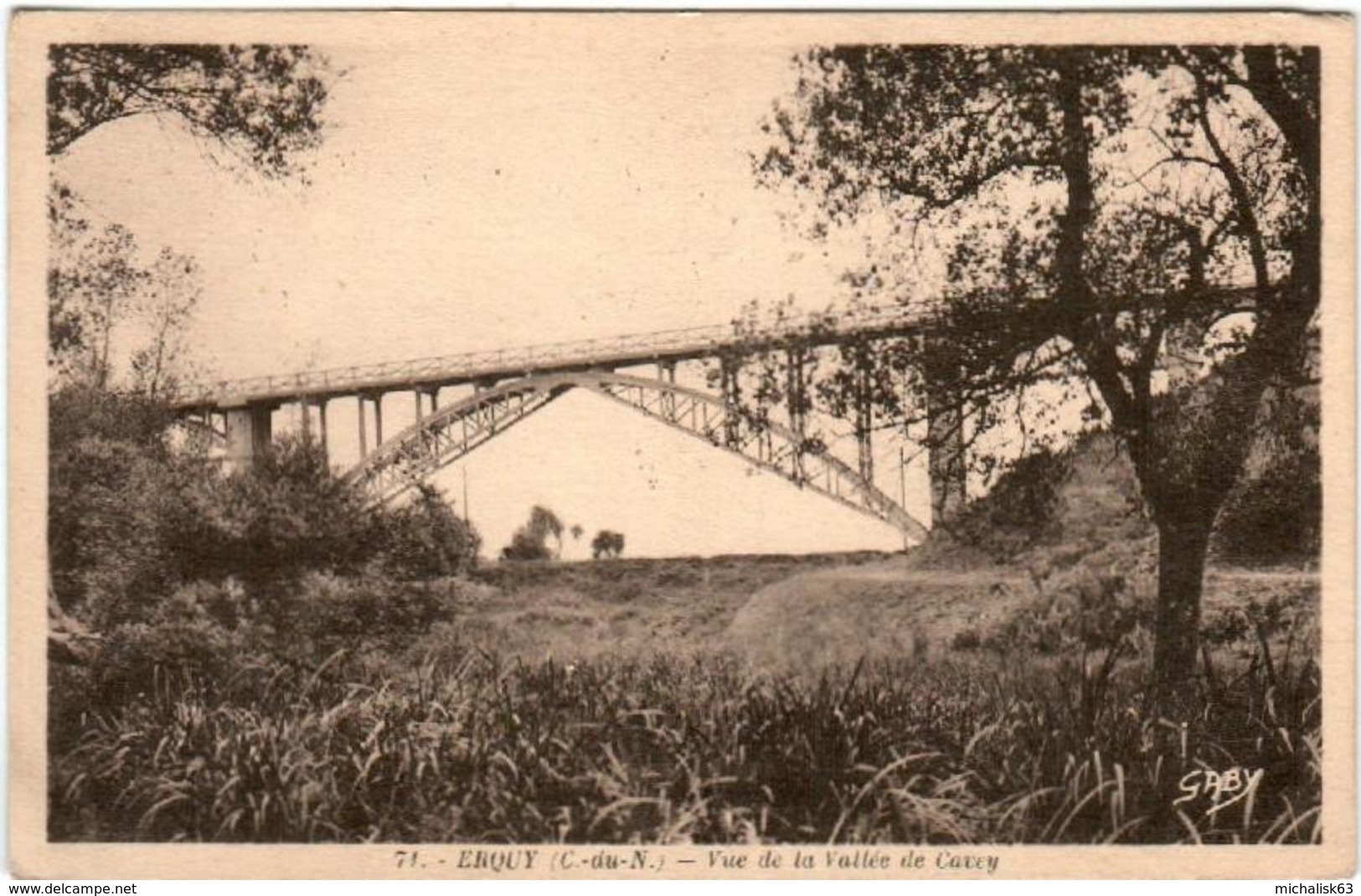 51ei 912 CPA - ERQUY - VUE DE LA VALLEE DE CACCY - Erquy