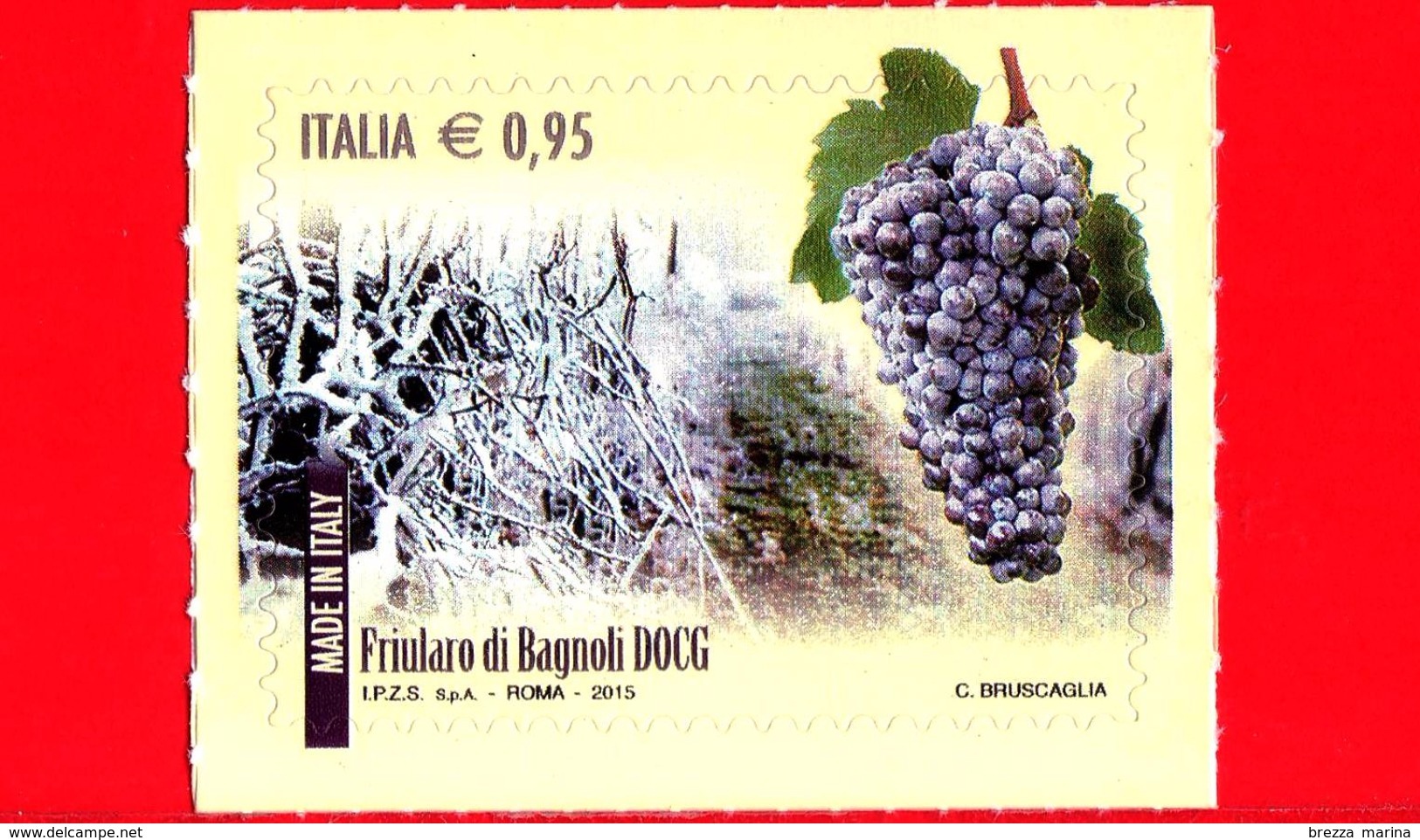 Nuovo - MNH - ITALIA - 2015 - Made In Italy: Vini DOCG - Friularo Di Bagnoli (Veneto) - 0,95 - 2011-20: Neufs