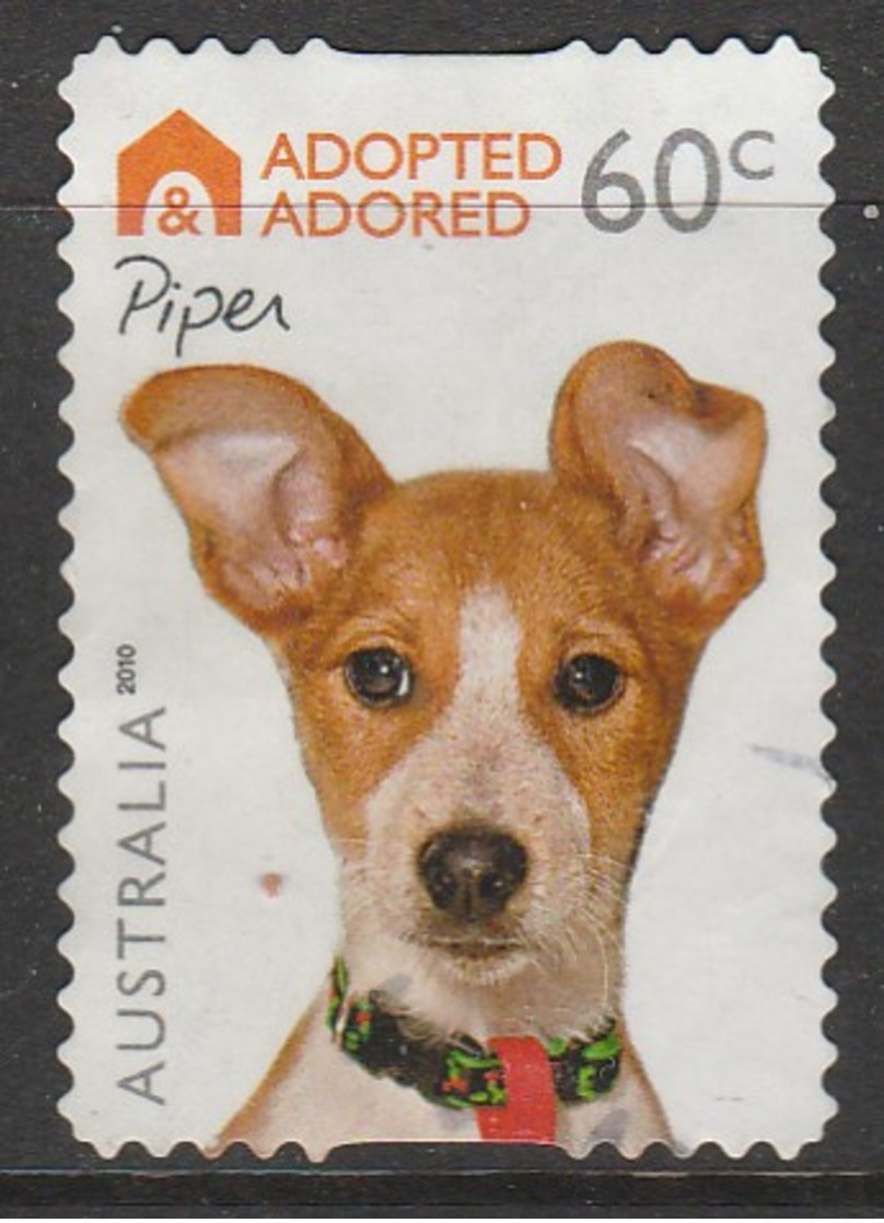 Australia 2010 Adopted And Adored (Dogs) - Self-Adhesive 60 C  Multicoloured SW 2970 O Used - Used Stamps