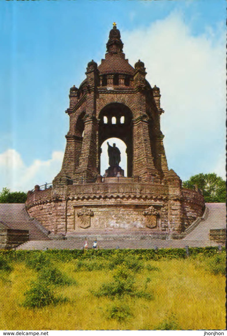 Deutschland - Postcard Unused -  Porta Westfalica - Kaiser Wilhelm Monument - Porta Westfalica