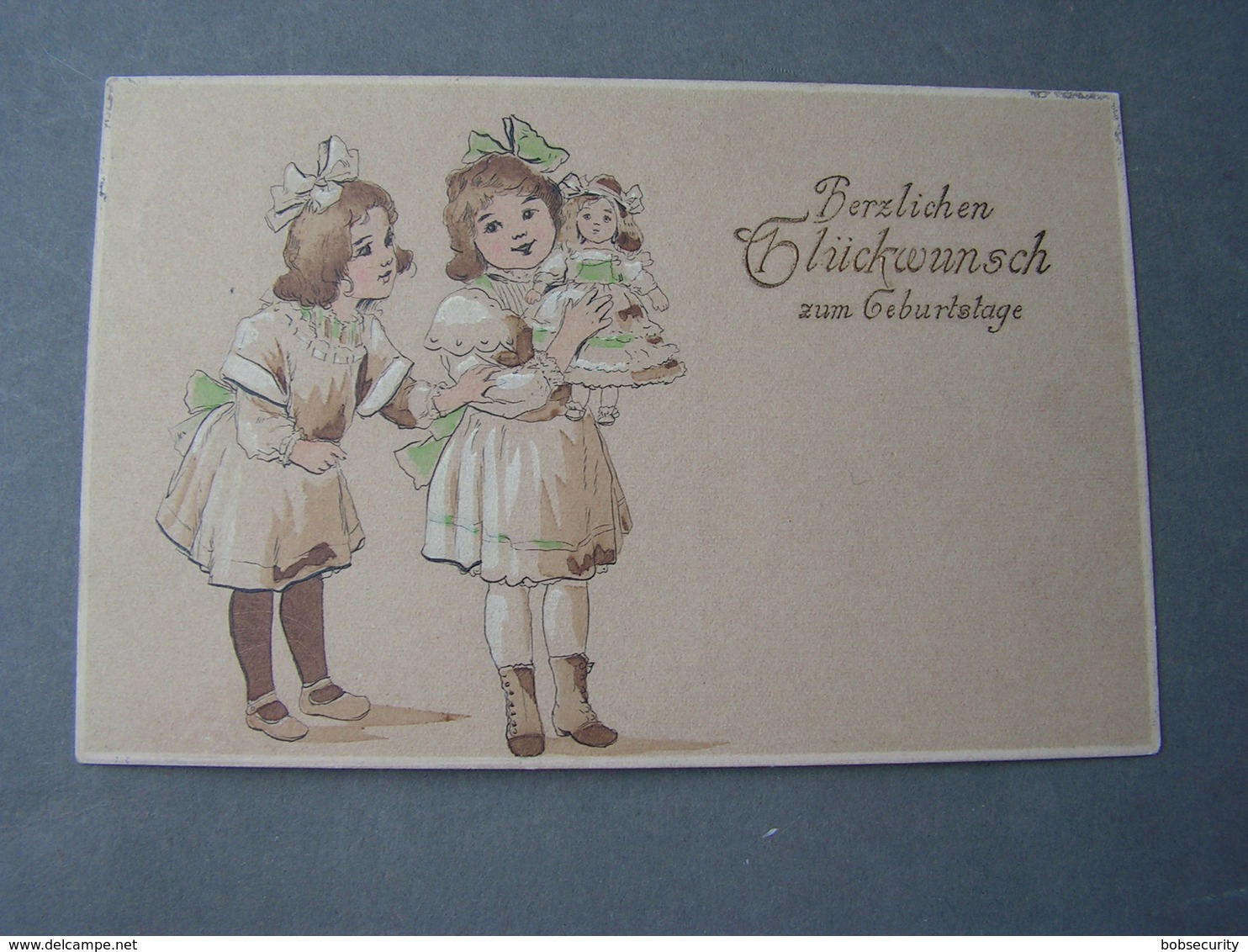 Kinder Mit Puppe 1915 - Gruppen Von Kindern Und Familien