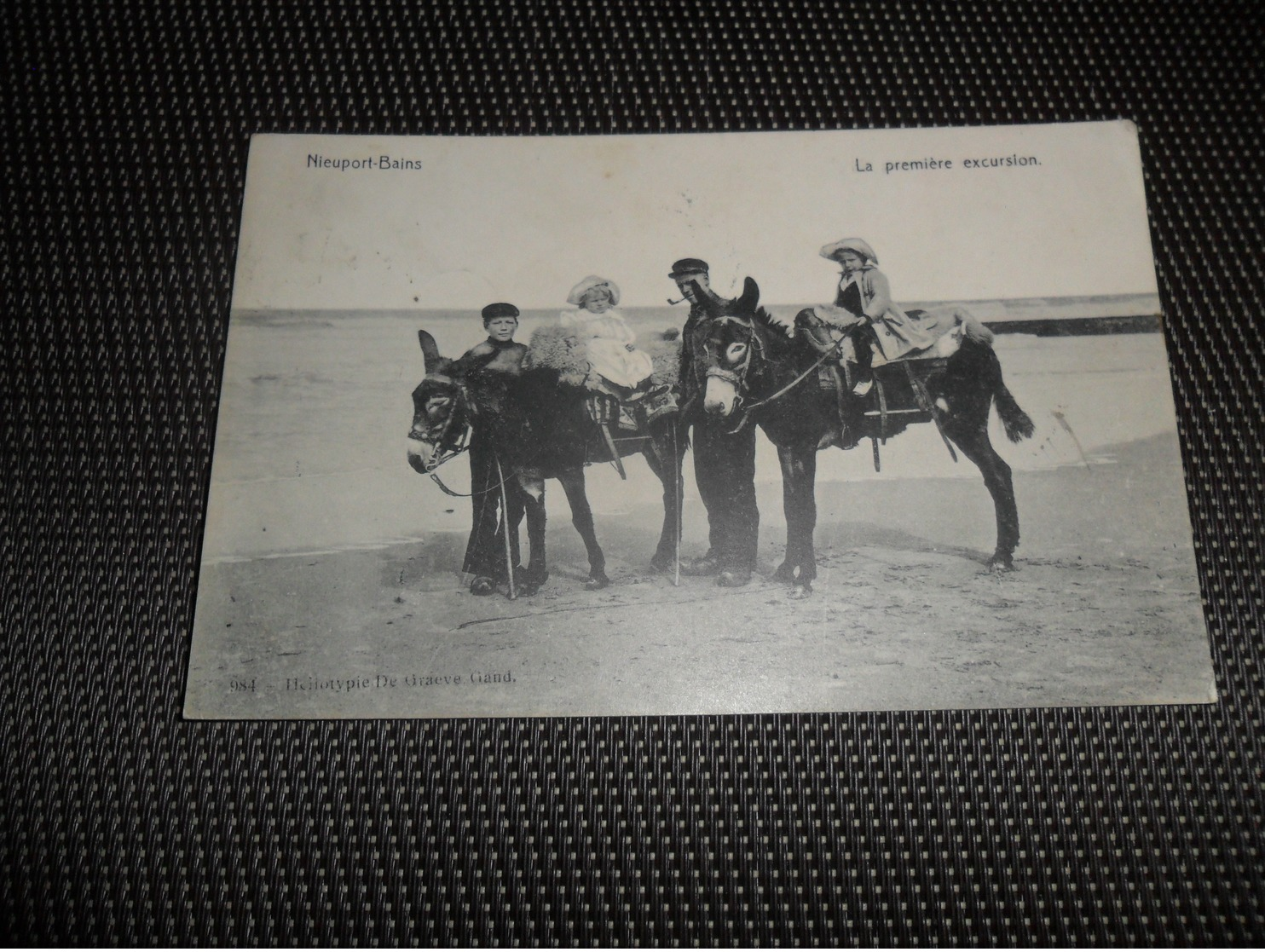 Nieuport  Nieuwpoort    La Première Excursion  âne  Ezel  -  De Graeve 984 - Nieuwpoort