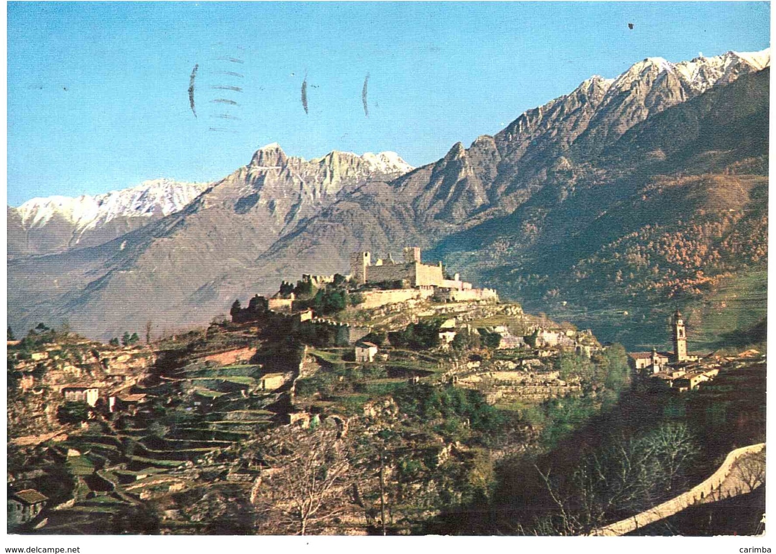 VALLE CAMONICA BRENO CSTELLO E PIZZO BADILE AFFRANCATA XXVII OLIMPIADE - Castelli