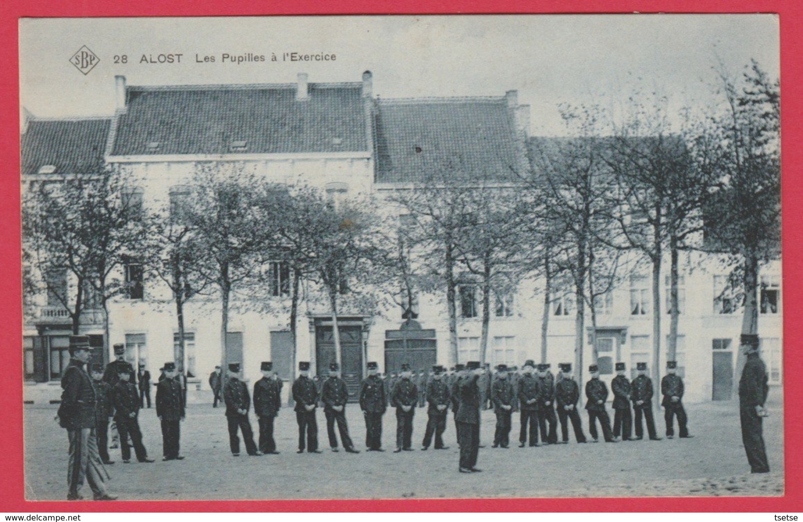 Aalst / Alost - Les Pupilles à L'Exercice - S.B.P. - 1908 ( Verso Zien ) - Aalst