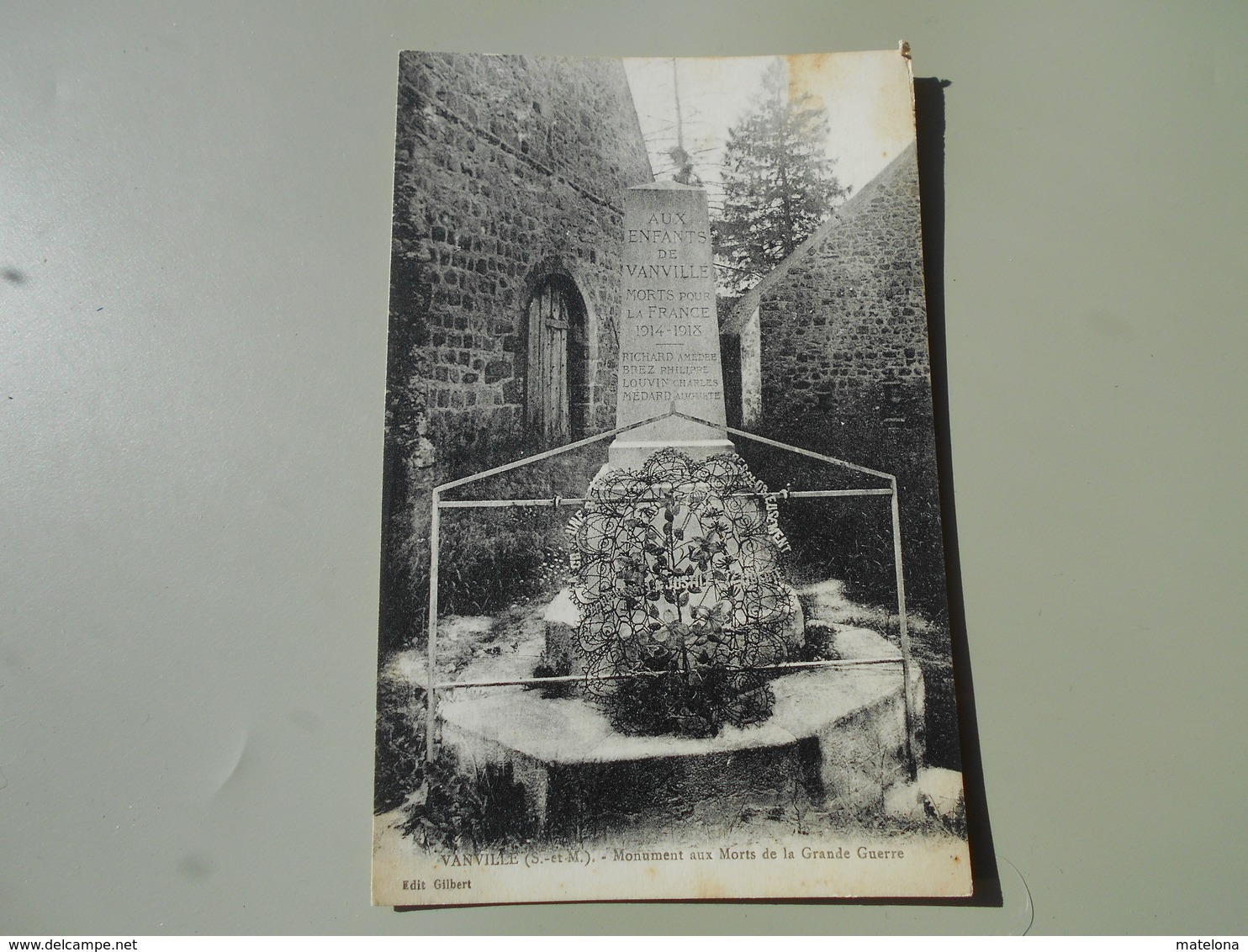 SEINE ET MARNE VANVILLE MONUMENT AUX MORTS DE LA GRANDE GUERRE - Other & Unclassified