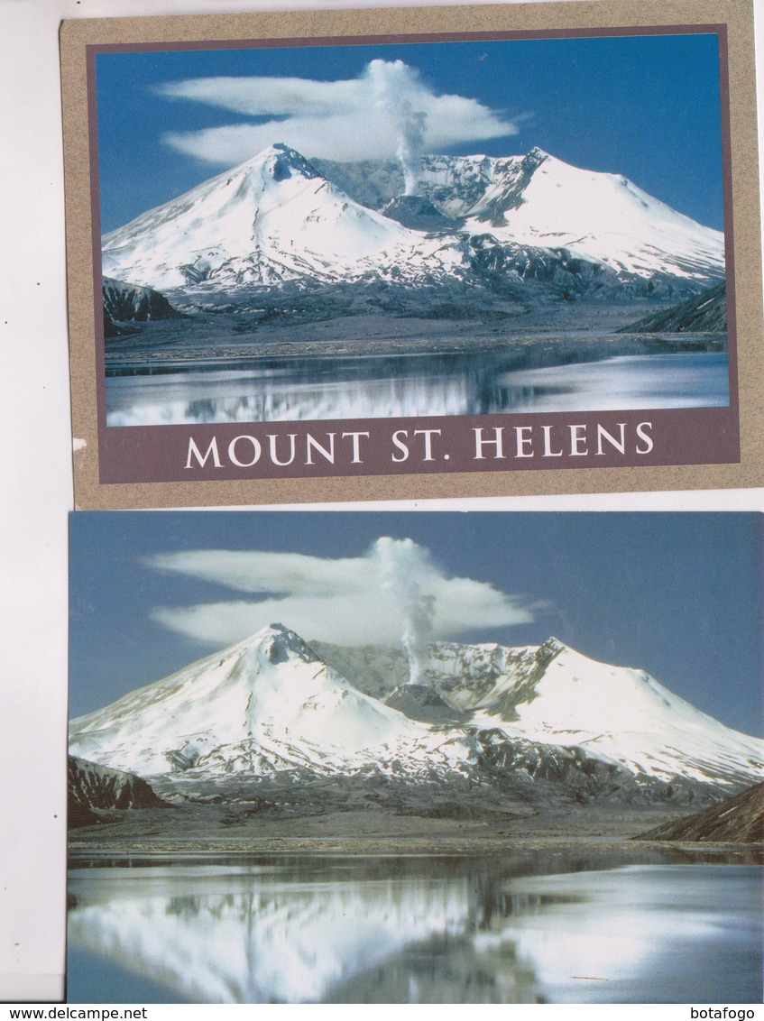 2 CPM   WASHINGTON MOUNT ST HELENS - Autres & Non Classés