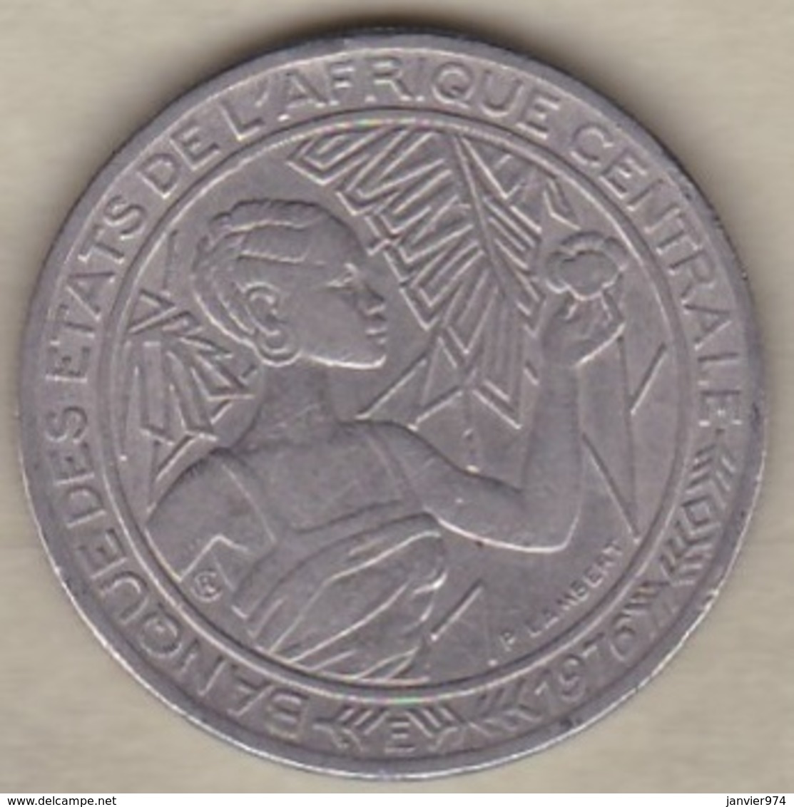 Banque Des Etats De L'Afrique Centrale. 500 Francs 1976 E Cameroun, En Nickel, KM# 12 - Kameroen
