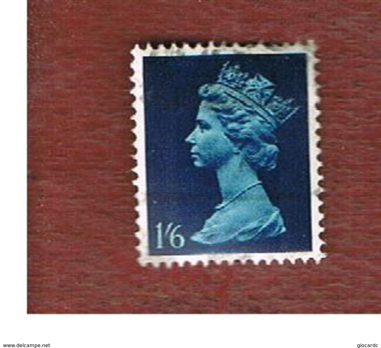 GRAN BRETAGNA (UNITED KINGDOM) -  SG 743  -  1967  QUEEN ELIZABETH II  1/6    - USED° - Used Stamps
