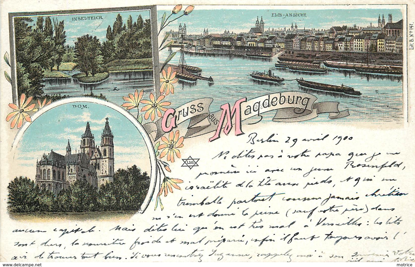 MAGDEBURG Gruss Aus Magdeburg, Carte Illustrée. - Magdeburg