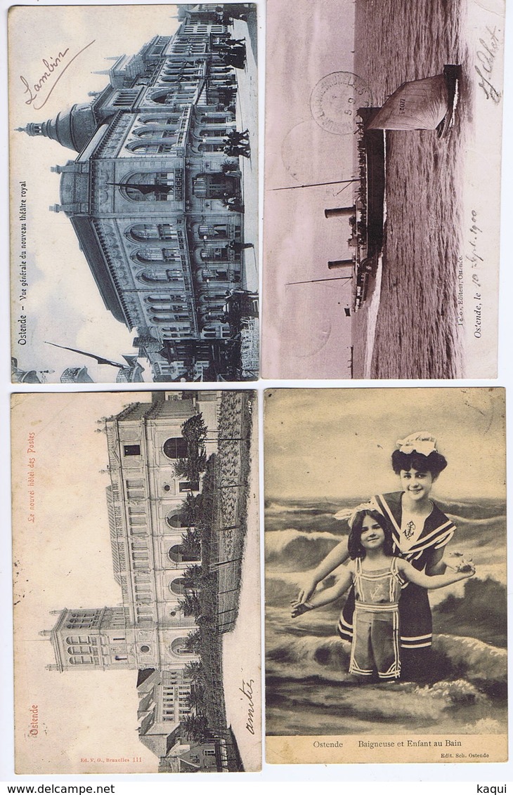 Liquidation BELGIQUE - OSTENDE - 21 CP - 5 - 99 Postcards