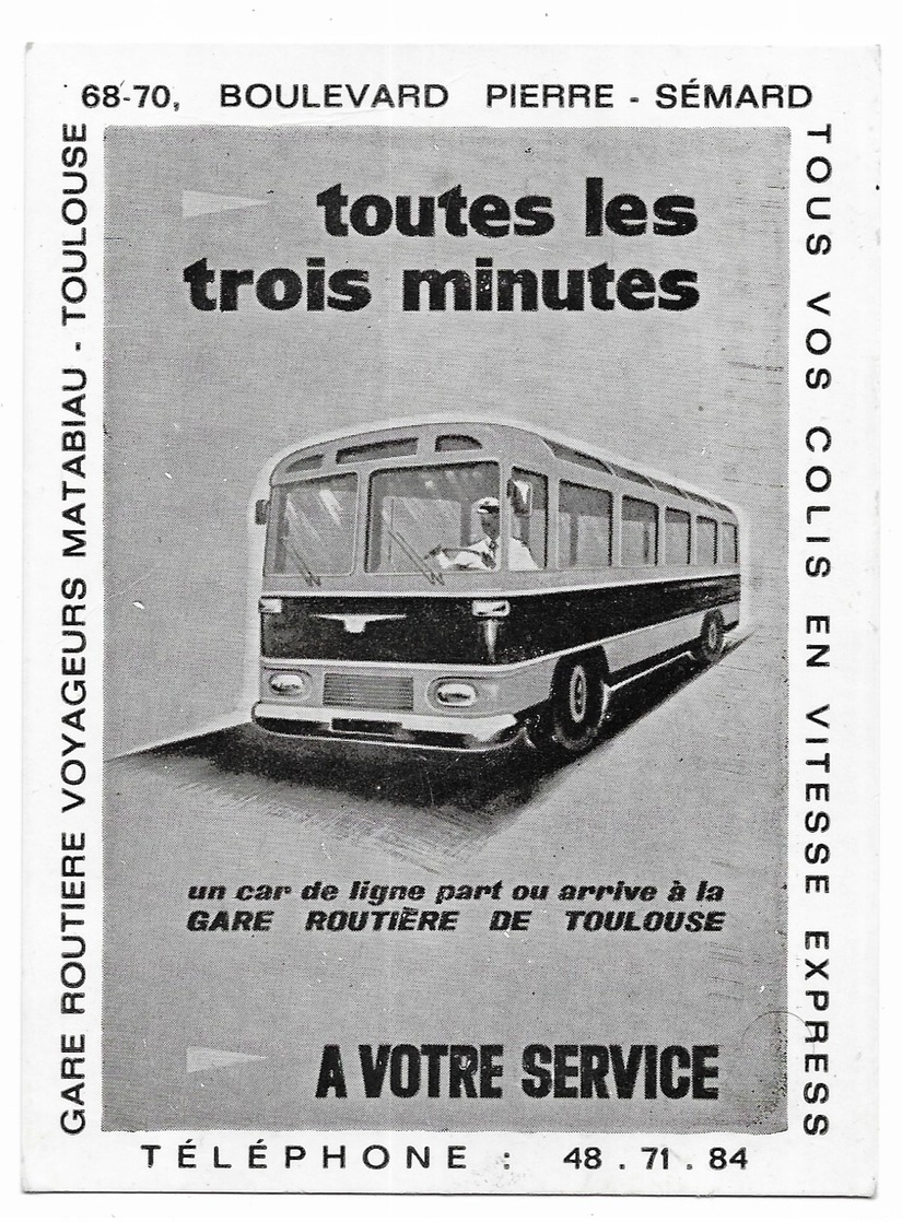 Toulouse Publicité Gare Routière Voyageurs Matabiau - Toulouse