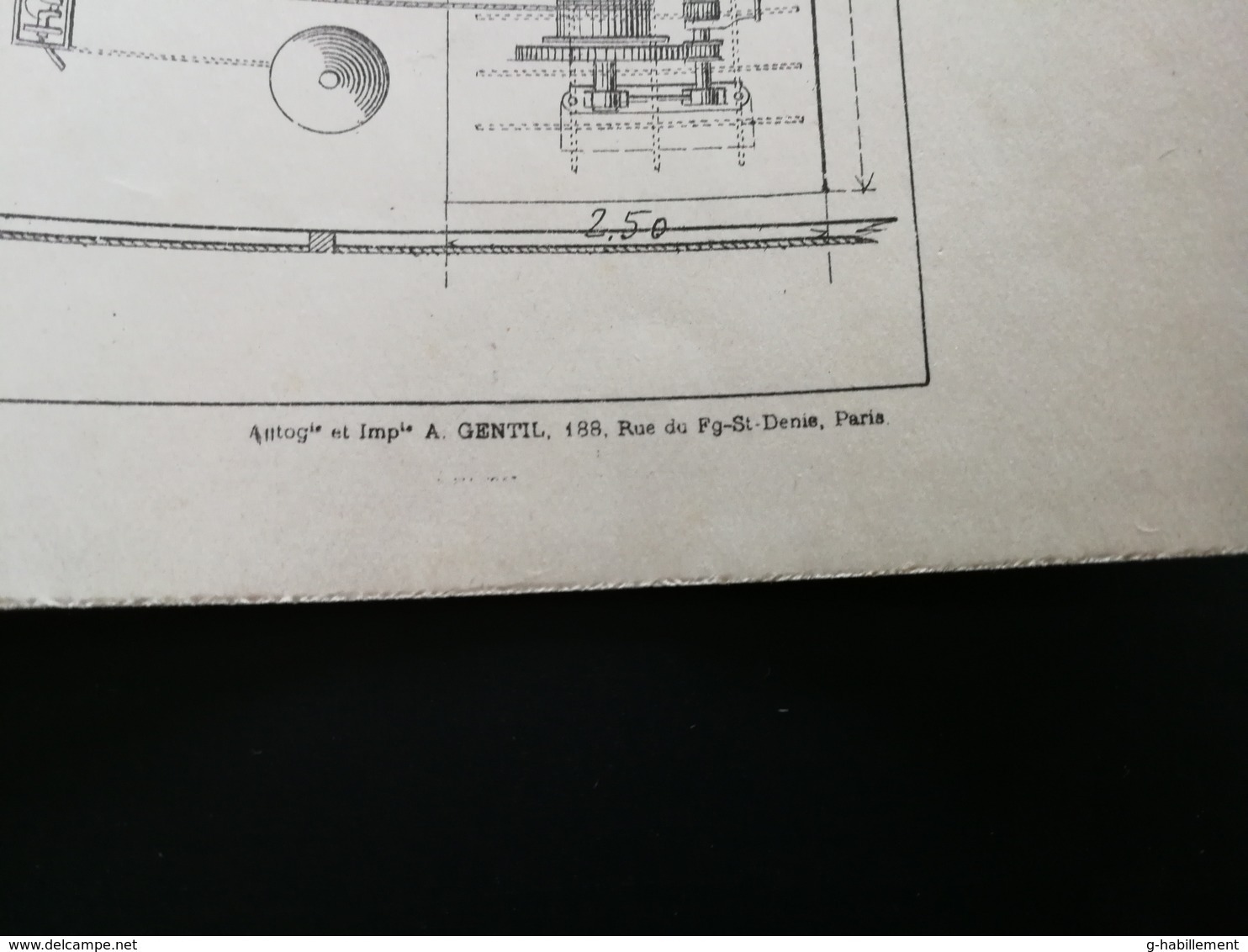 ANNALES PONTS Et CHAUSSEES (Dep01)- Plan De Construction Du Pont De Montanges - Imp.A Gentil 1911 (CLC25) - Travaux Publics