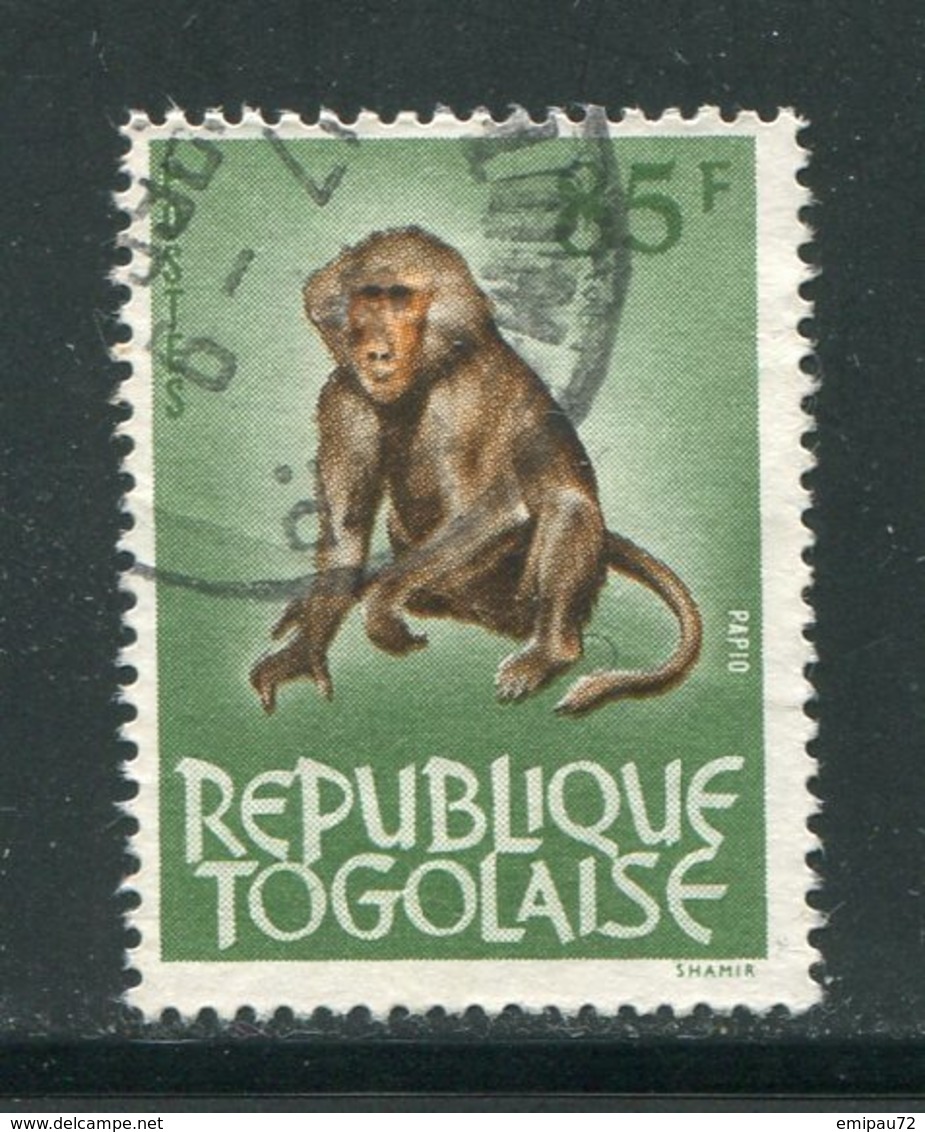 TOGO- Y&T N°405- Oblitéré (singes) - Togo (1960-...)