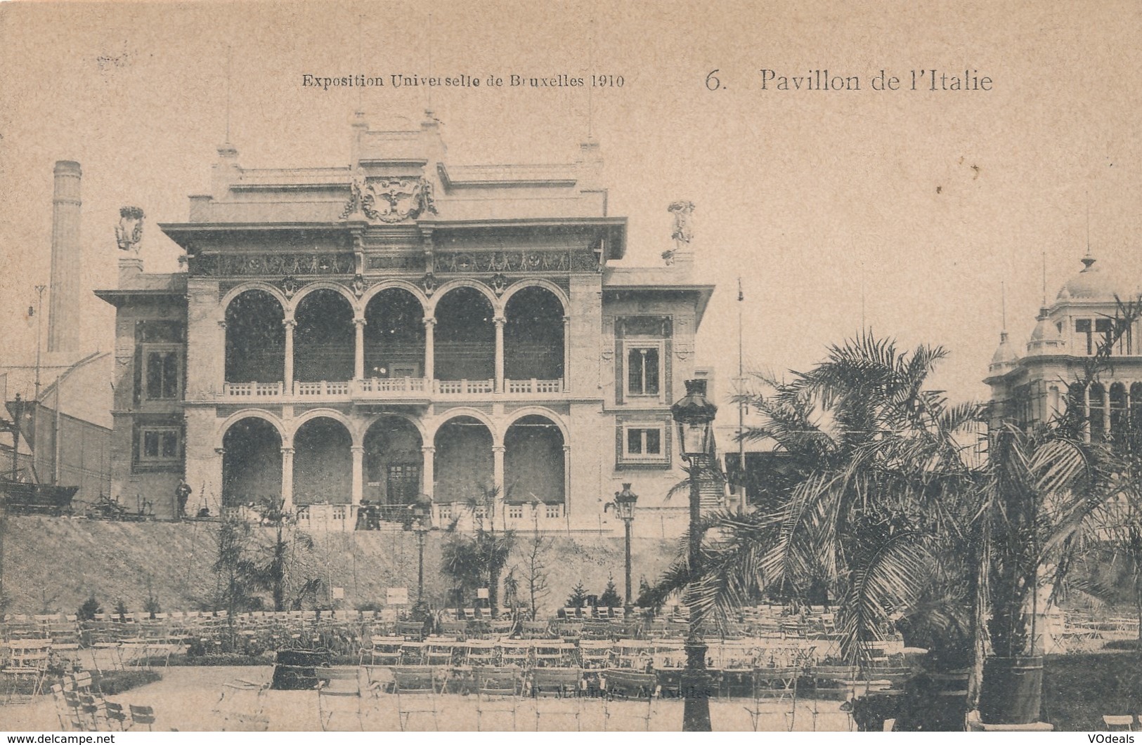 CPA - Belgique - Brussels - Bruxelles - Exposition Universelle 1910 - Pavillon De L'Italie - Wereldtentoonstellingen