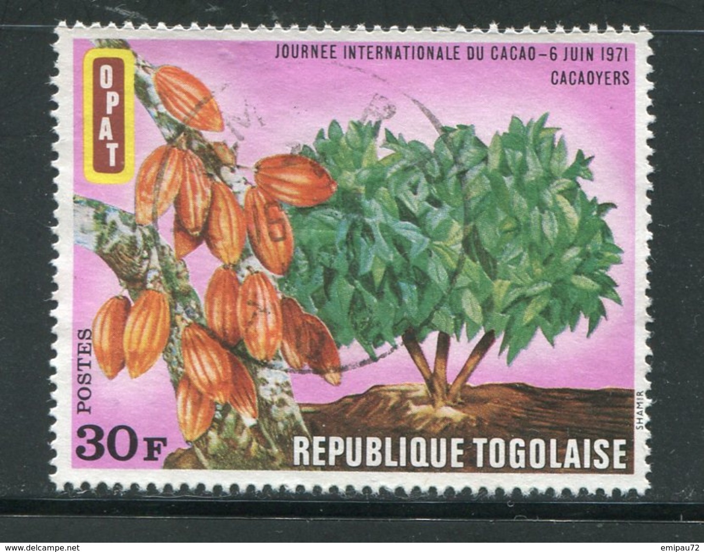 TOGO- Y&T N°711- Oblitéré (cacao) - Togo (1960-...)