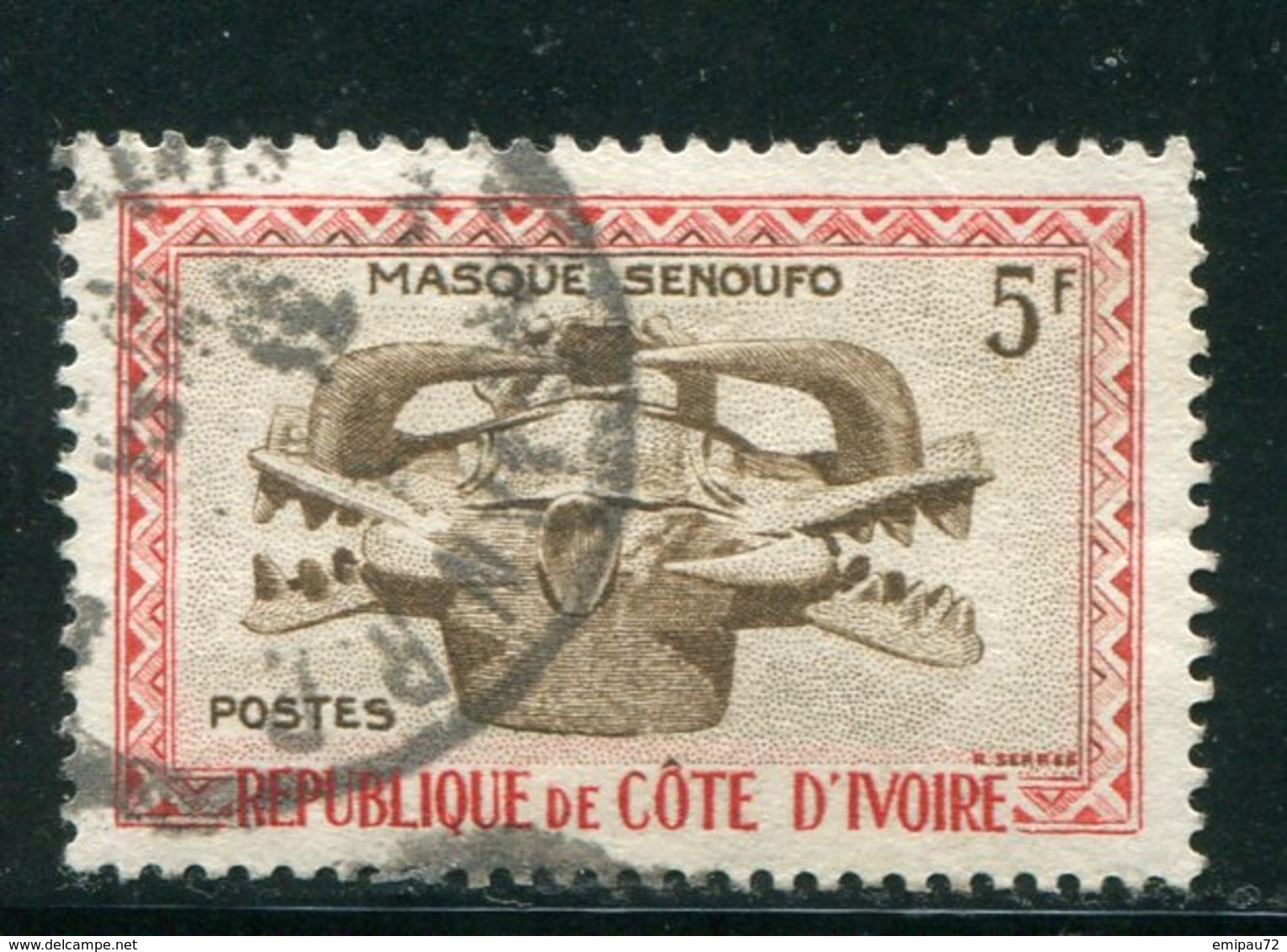 COTE D'IVOIRE- Y&T N°185- Oblitéré - Côte D'Ivoire (1960-...)