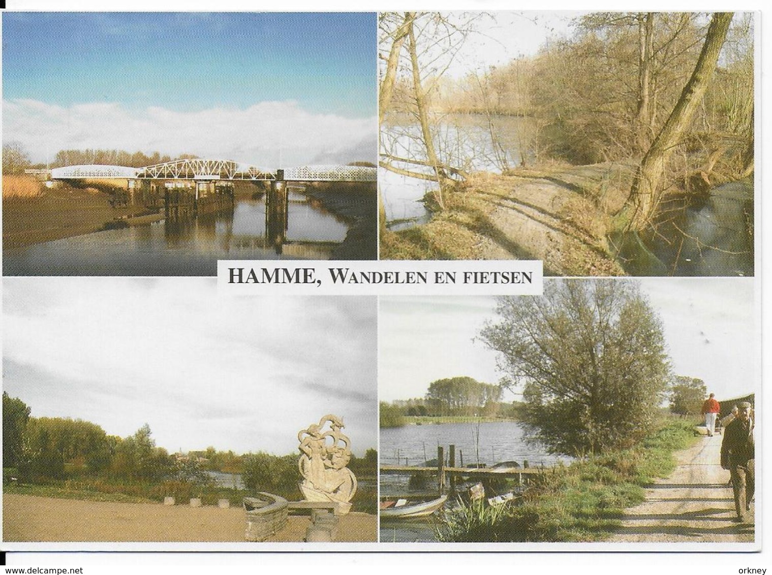 VN 03138 Hamme  Mirabrug, Filip De Pillecynmonument, Binnenbunt En Wandelpad Oude Durme - Hamme