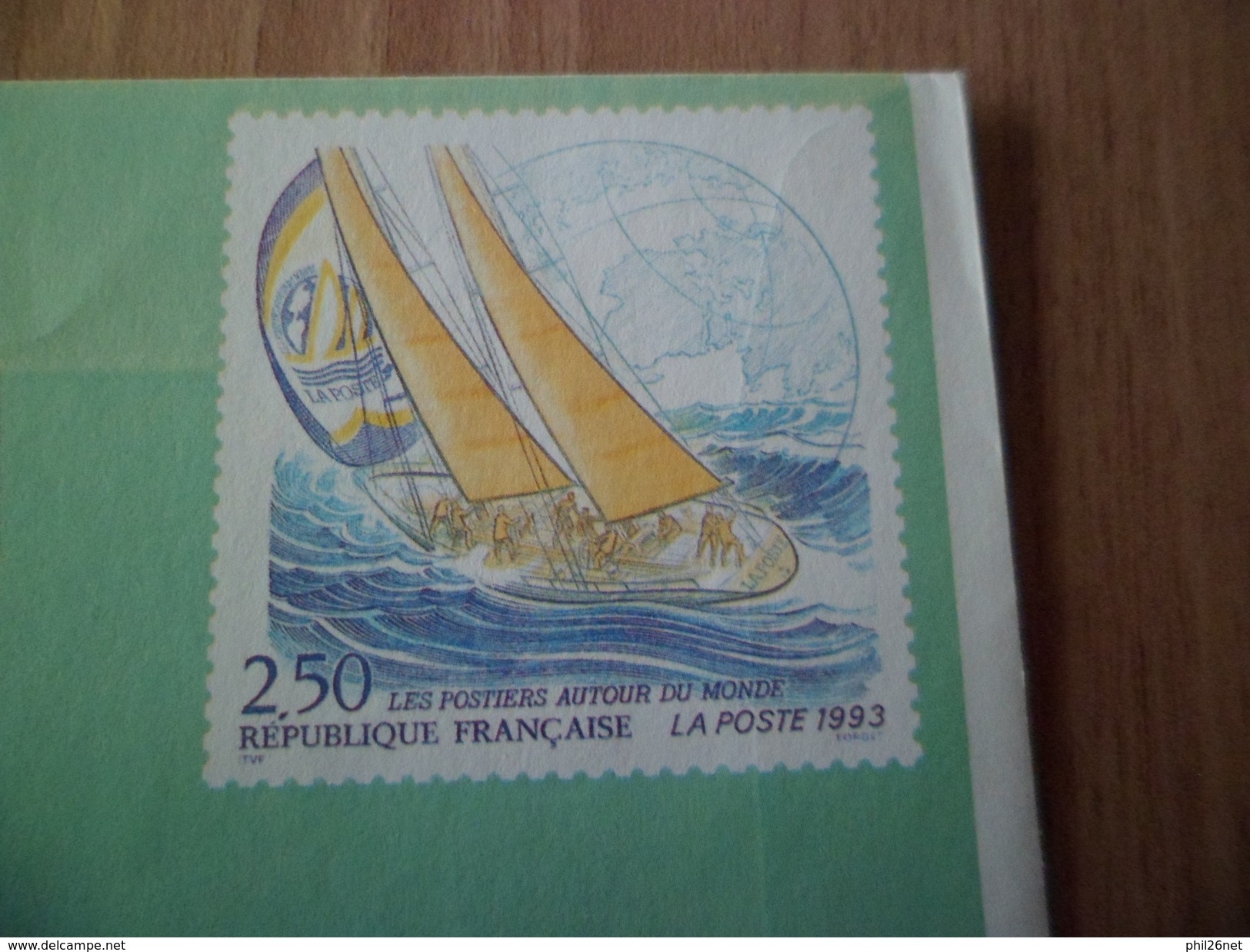 France Entier Postal Lettre 2789-E1 Les Postiers Autour Du Monde 2F50 Course En équipage 1993/1994     Neuf  TB - Buste Postali E Su Commissione Privata TSC (ante 1995)