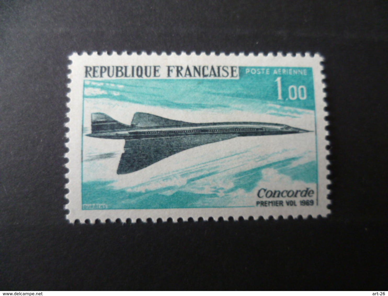 FRANCE  POSTE AERIENNE N° 43  CONCORDE  NEUF **  MNH - 1960-.... Mint/hinged