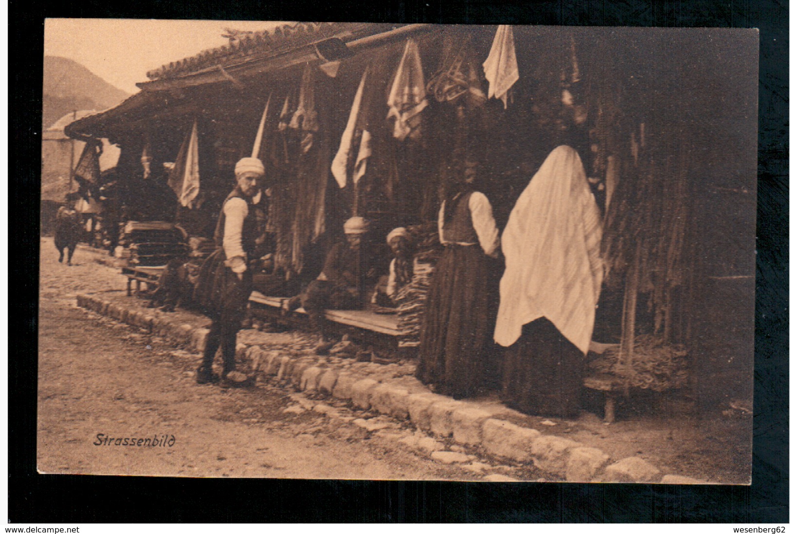 BOSNIA Strassenbild Markt Ca 1910 OLD POSTCARD - Bosnia And Herzegovina