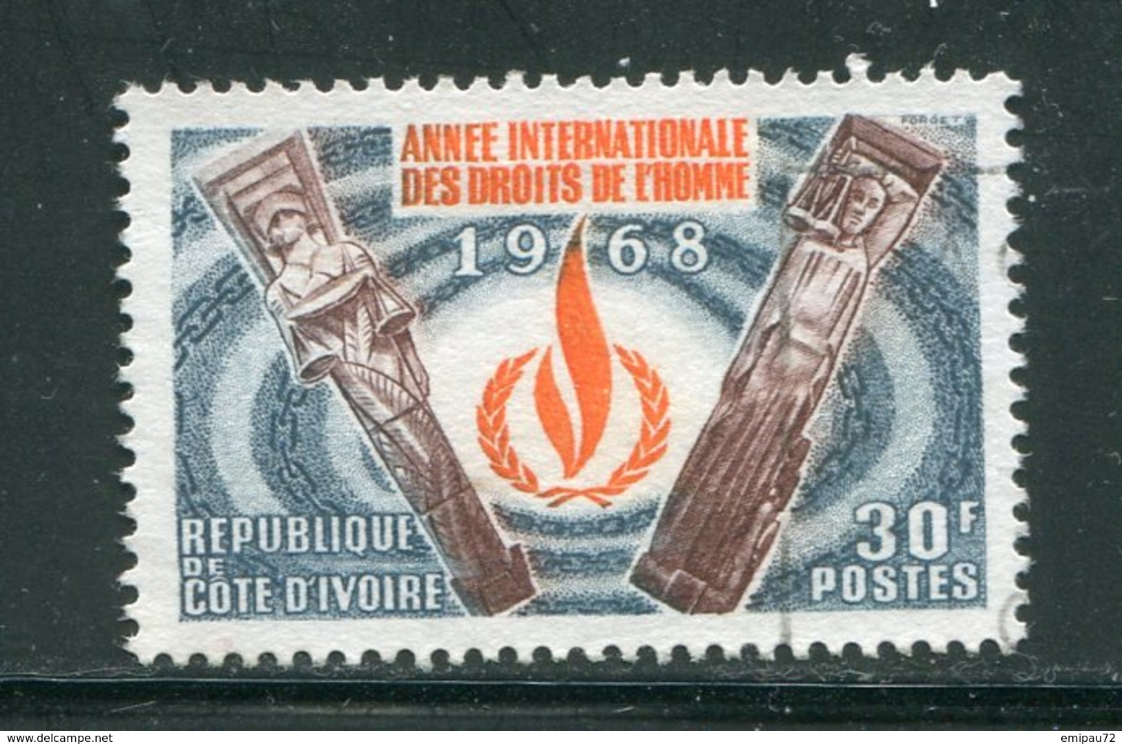 COTE D'IVOIRE- Y&T N°283- Oblitéré - Côte D'Ivoire (1960-...)