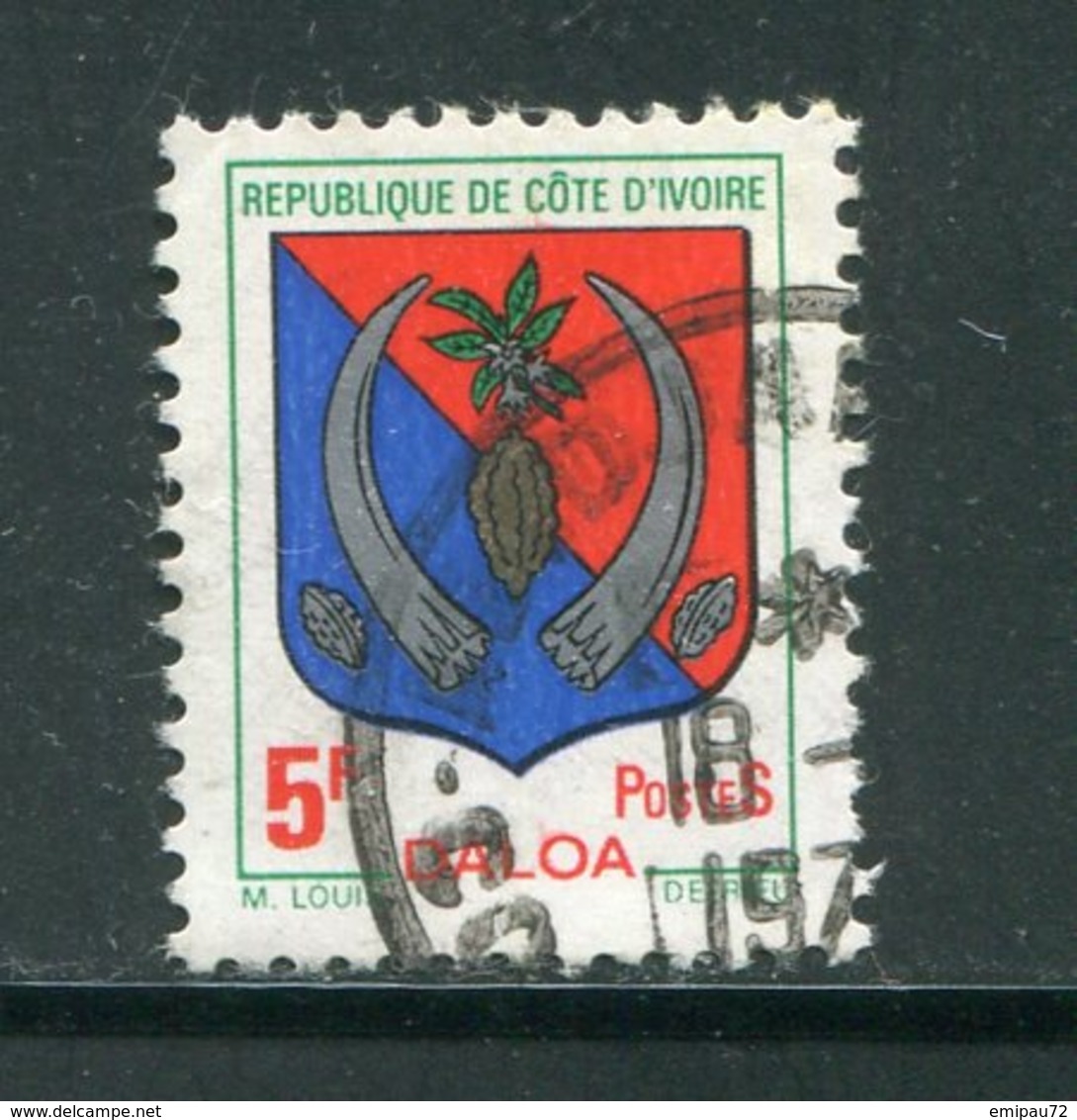 COTE D'IVOIRE- Y&T N°347- Oblitéré (armoiries) - Côte D'Ivoire (1960-...)