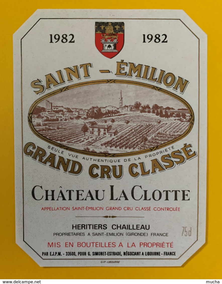 10332 - Château La Clotte 1982 Saint Emilion - Bordeaux