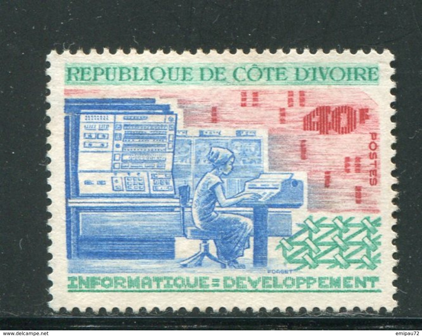 COTE D'IVOIRE- Y&T N°340- Oblitéré - Côte D'Ivoire (1960-...)