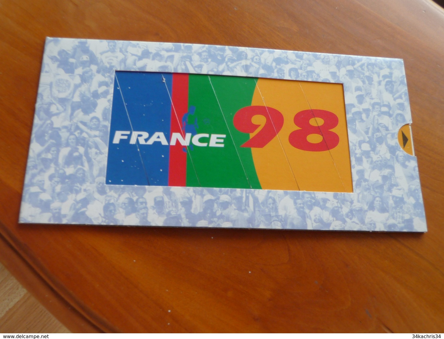 Coupe Du Monde France 98 World Cup Football France Pub Publicité Carte De Voeux 1997 Footix Officiel France à  Système - Abbigliamento, Souvenirs & Varie