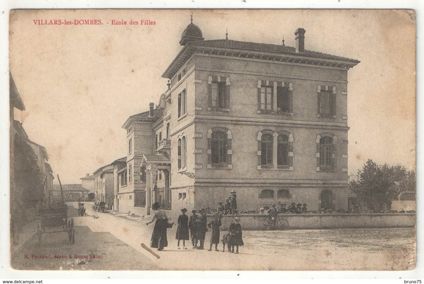 01 - VILLARS-LES-DOMBES - Ecole Des Filles - 1905 - Villars-les-Dombes