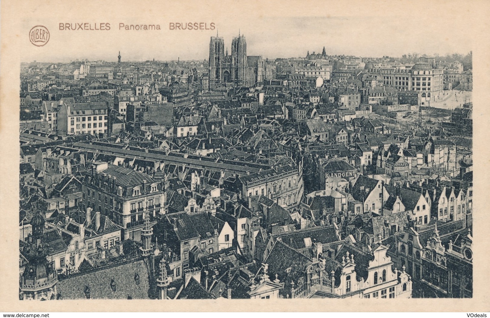 CPA - Belgique - Brussels - Bruxelles - Panorama Bruxelles - Panoramische Zichten, Meerdere Zichten