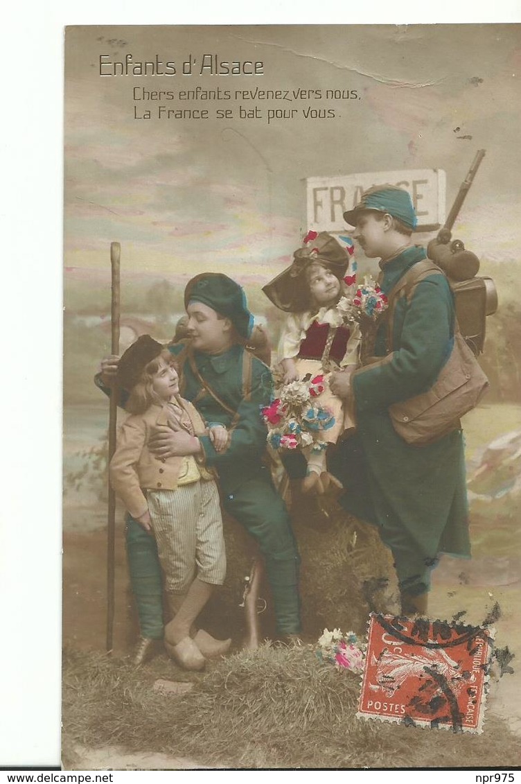 Enfants D'alsace - Guerra 1914-18