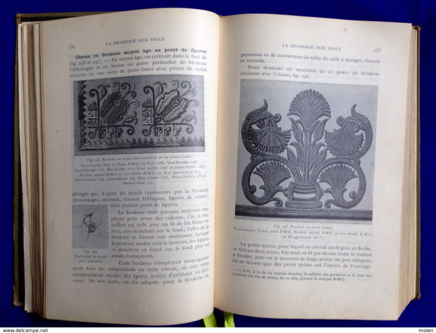 ENCYCLOPEDIE DES OUVRAGES DE DAMES ©1886 D.M.C. 798pp DMC BRODERIE DENTELLE EMBROIDERY BORDUURWERK STICKEREI RICAMO Z239