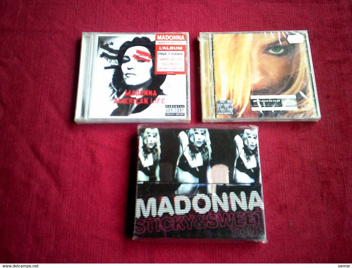 MADONNA  ° COLLECTION DE 3 CD ALBUMS - Collections Complètes