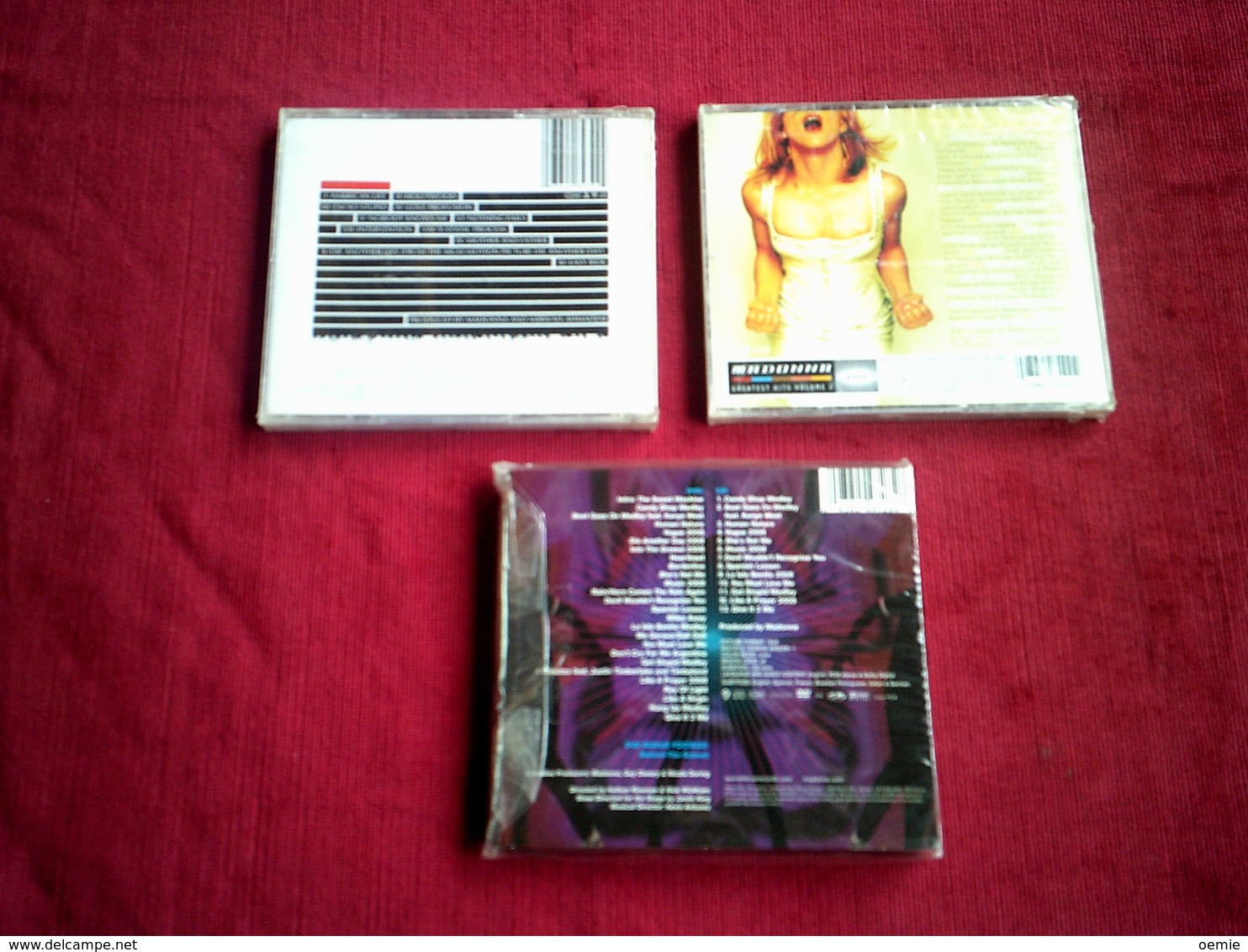 MADONNA  ° COLLECTION DE 3 CD ALBUMS - Vollständige Sammlungen